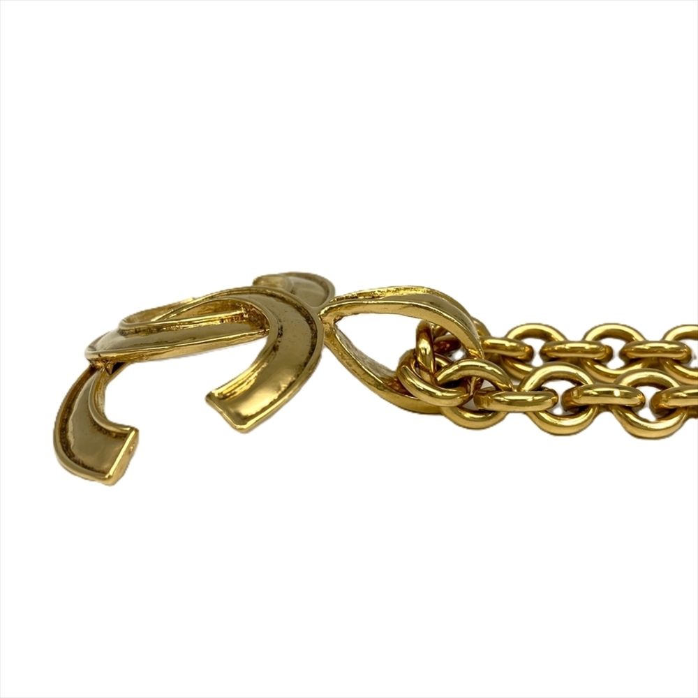 CHANEL Gold Logo Necklace - Picture 4 of 9